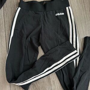Adidas womens Black and White Striped Leggings (many items)